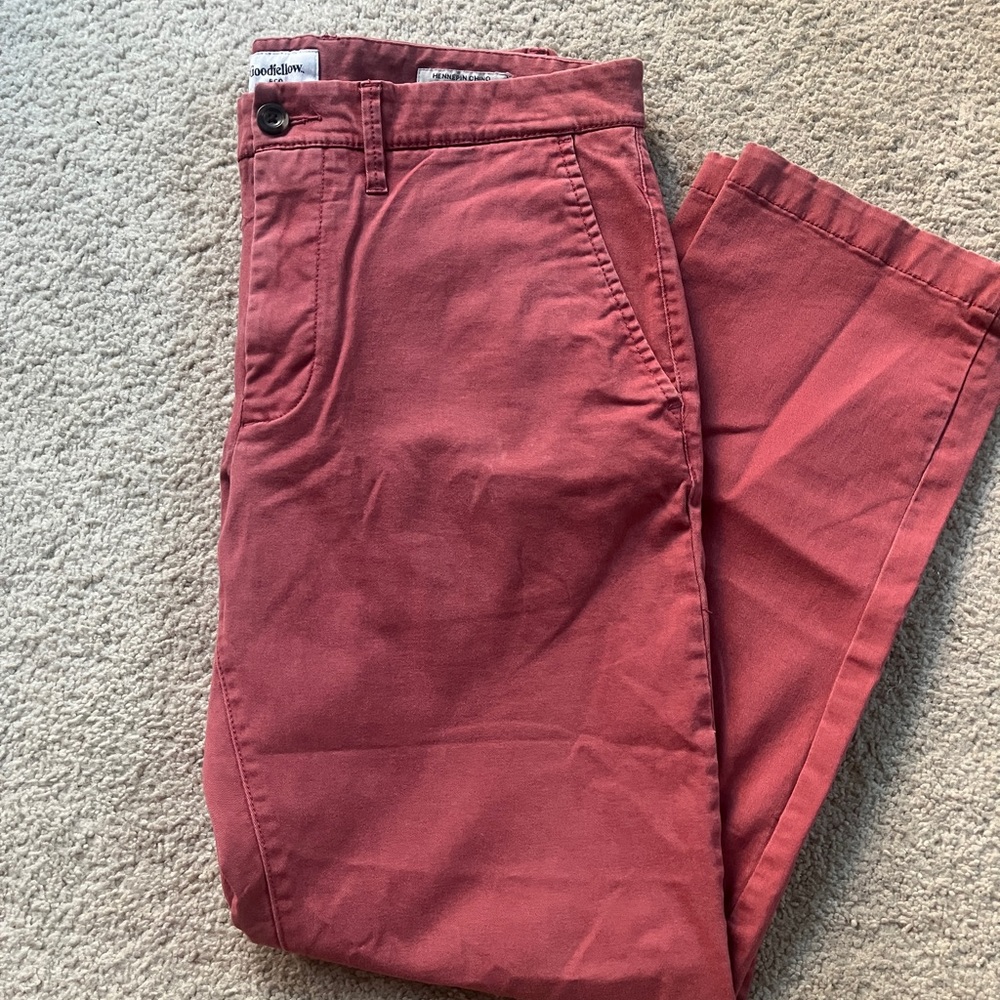 Goodfellow & Co Men's Brick Red Chinos
